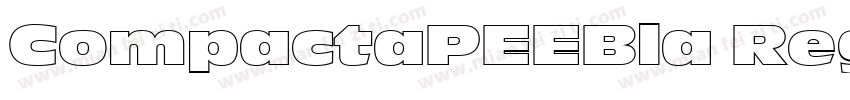 CompactaPEEBla Regu字体转换